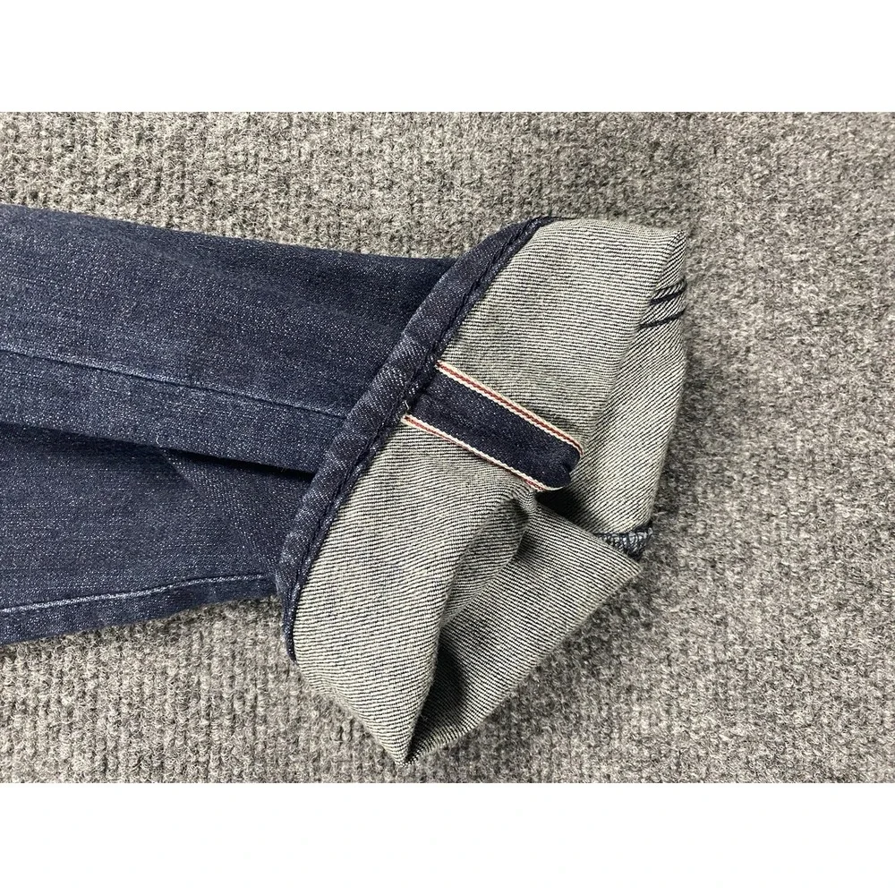 True Religion Audrey Slim Boyfriend Jeans Dark Wash Selvedge Denim Size 32
